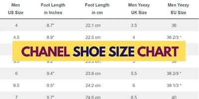 chanel shoes run small|Chanel slingback size chart.